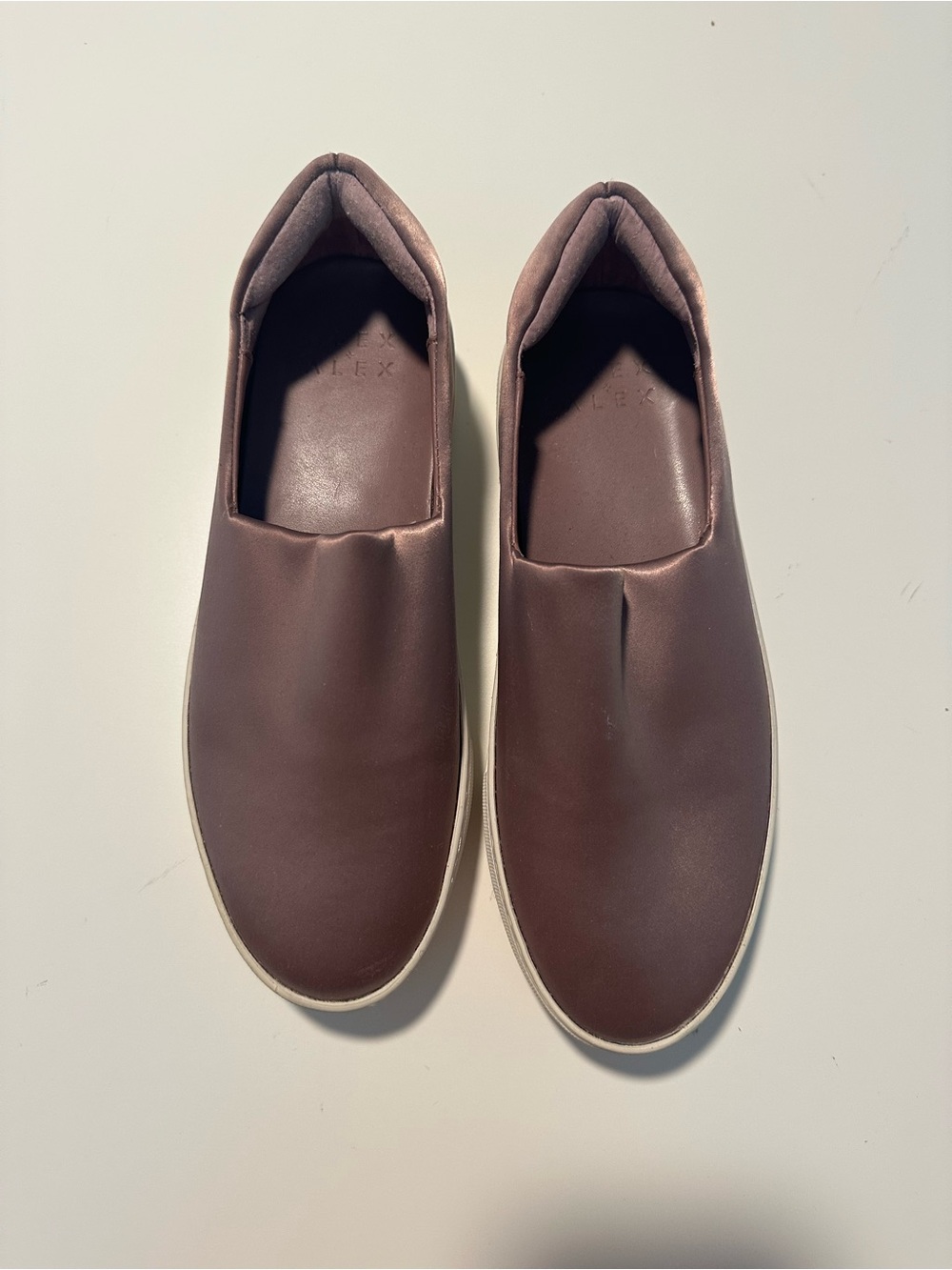 Alex And Alex Slide On Purple Loafers Size 7